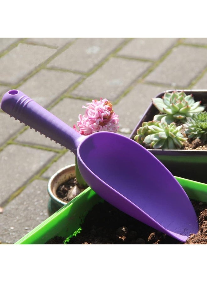 2 قطعة مجرفة حديقة بلاستيكية مضادة للانزلاق، أداة حفر ونقل الأصص اليدوية - Image 4